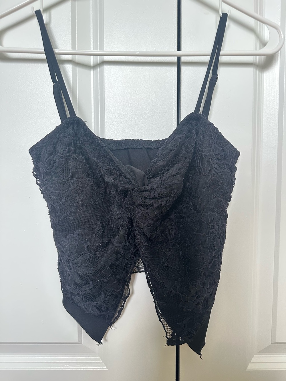 Black Lace Cami Top